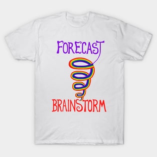 Forecast: Rainbow Tornado Brainstorm T-Shirt